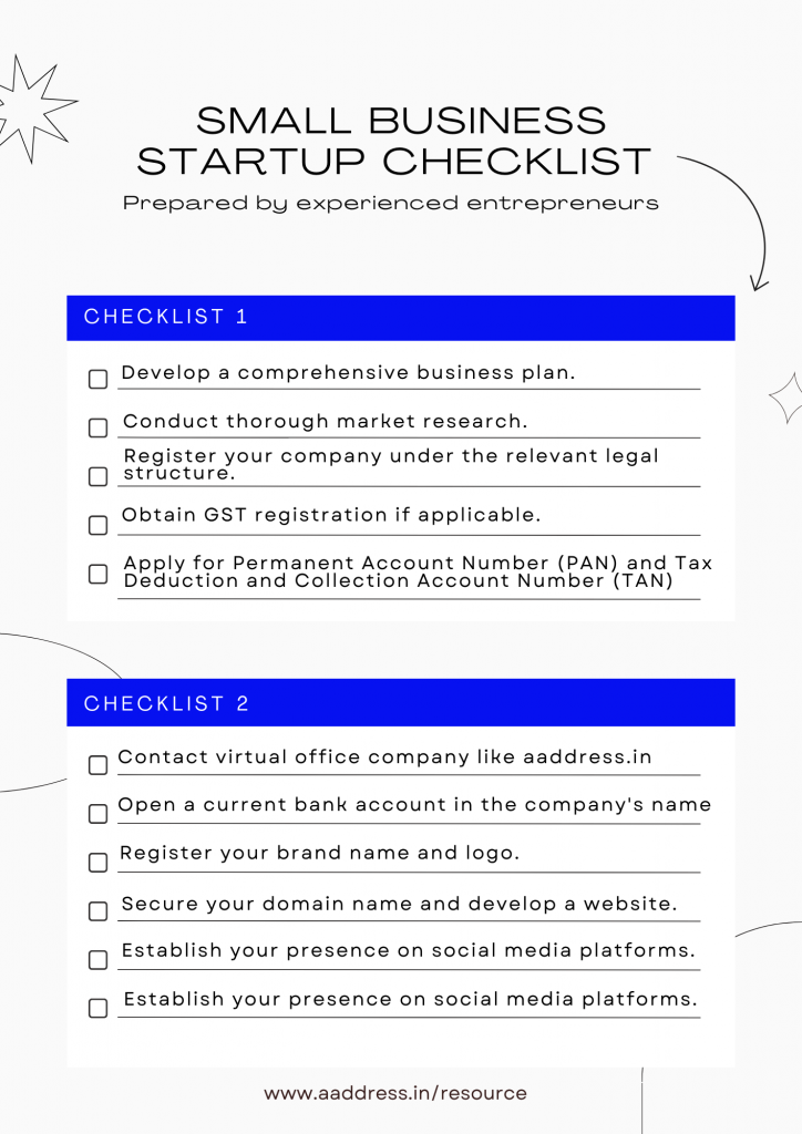 Small Business Startup Checklist